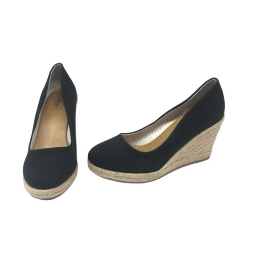 G.H Bass&Co Black Espadrilles
